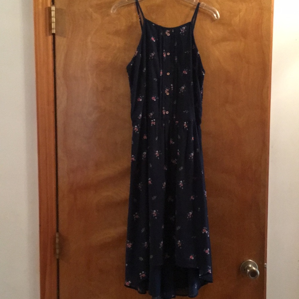 Girls Abercrombie kids floral chiffon dress
